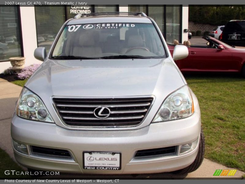 Titanium Metallic / Ivory 2007 Lexus GX 470