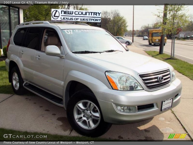 Titanium Metallic / Ivory 2007 Lexus GX 470