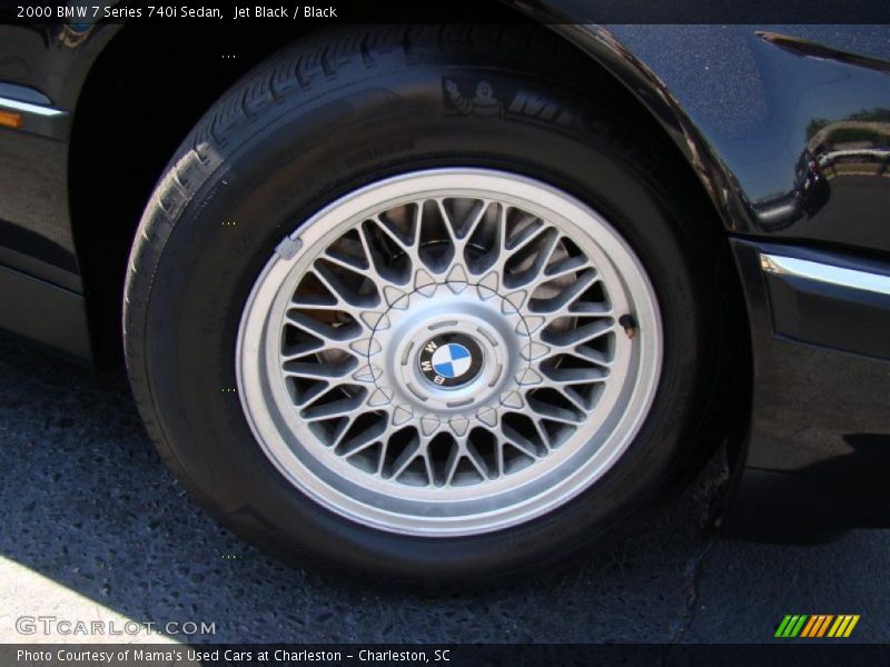 Jet Black / Black 2000 BMW 7 Series 740i Sedan