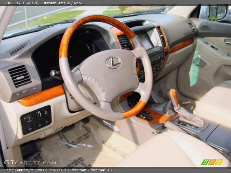 Titanium Metallic / Ivory 2007 Lexus GX 470