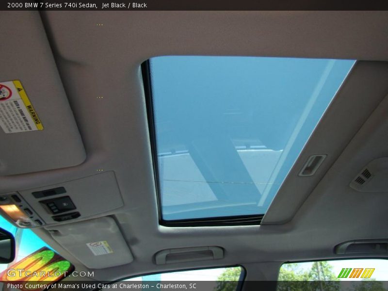 Jet Black / Black 2000 BMW 7 Series 740i Sedan