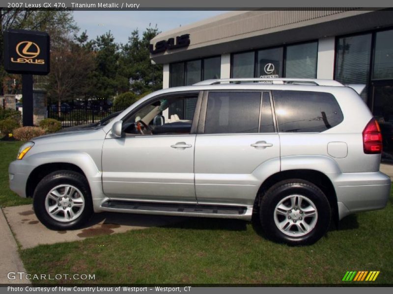 Titanium Metallic / Ivory 2007 Lexus GX 470
