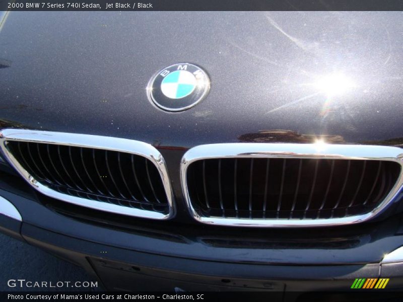 Jet Black / Black 2000 BMW 7 Series 740i Sedan