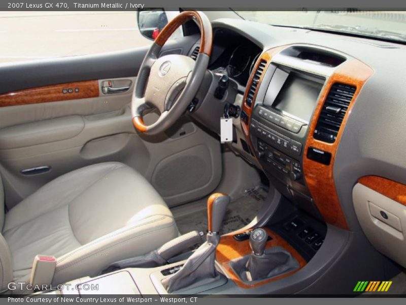 Titanium Metallic / Ivory 2007 Lexus GX 470