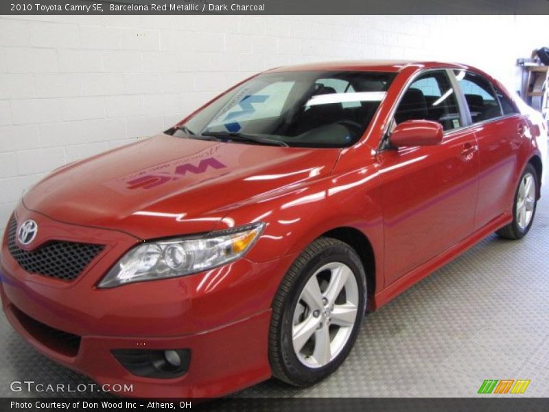 Barcelona Red Metallic / Dark Charcoal 2010 Toyota Camry SE
