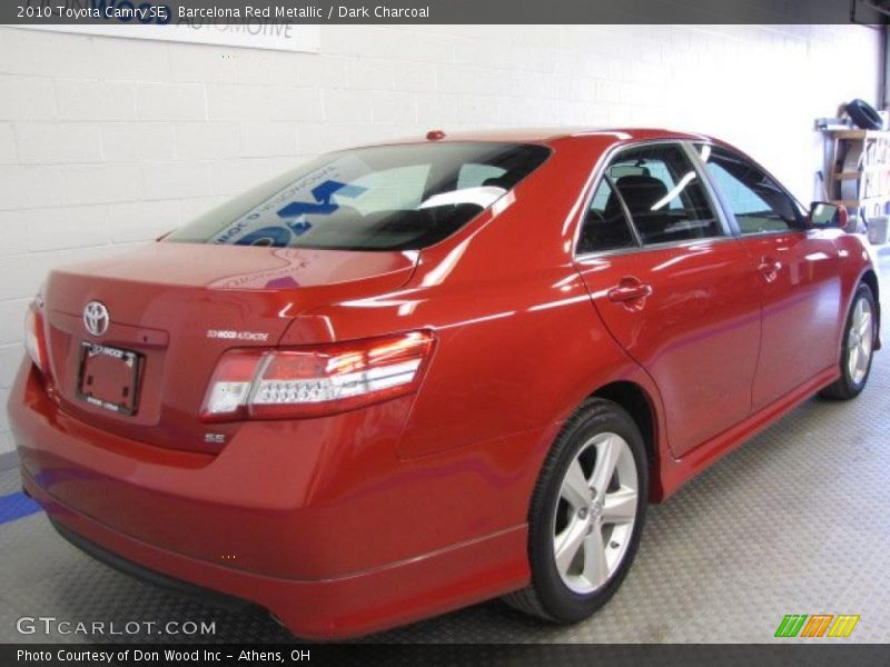 Barcelona Red Metallic / Dark Charcoal 2010 Toyota Camry SE