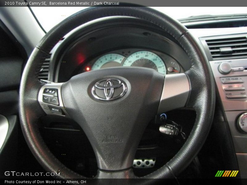 Barcelona Red Metallic / Dark Charcoal 2010 Toyota Camry SE