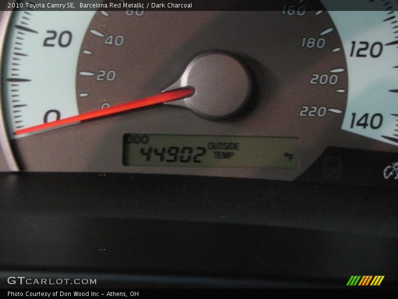 Barcelona Red Metallic / Dark Charcoal 2010 Toyota Camry SE