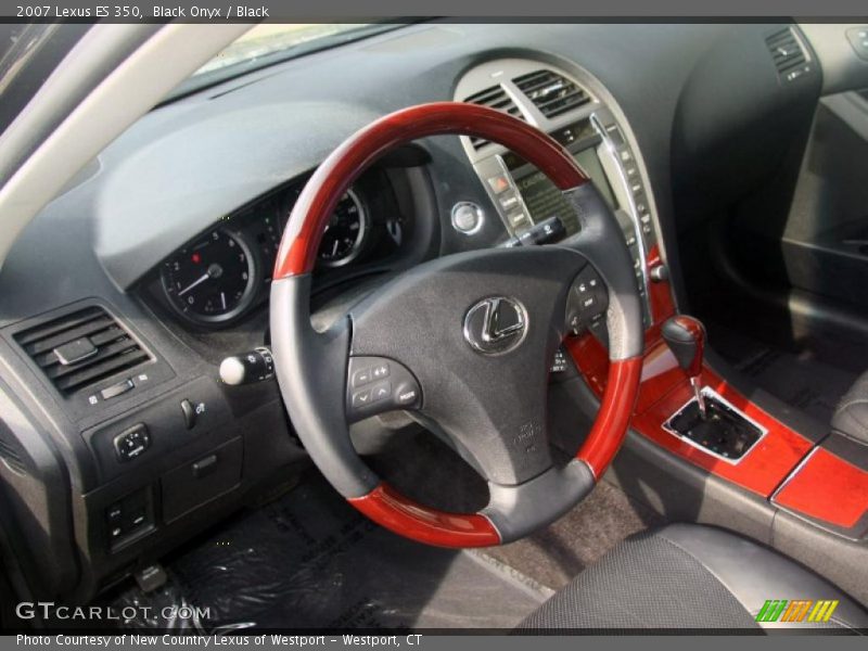 Black Onyx / Black 2007 Lexus ES 350