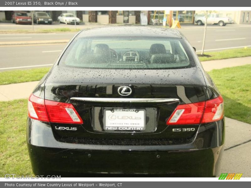 Black Onyx / Black 2007 Lexus ES 350