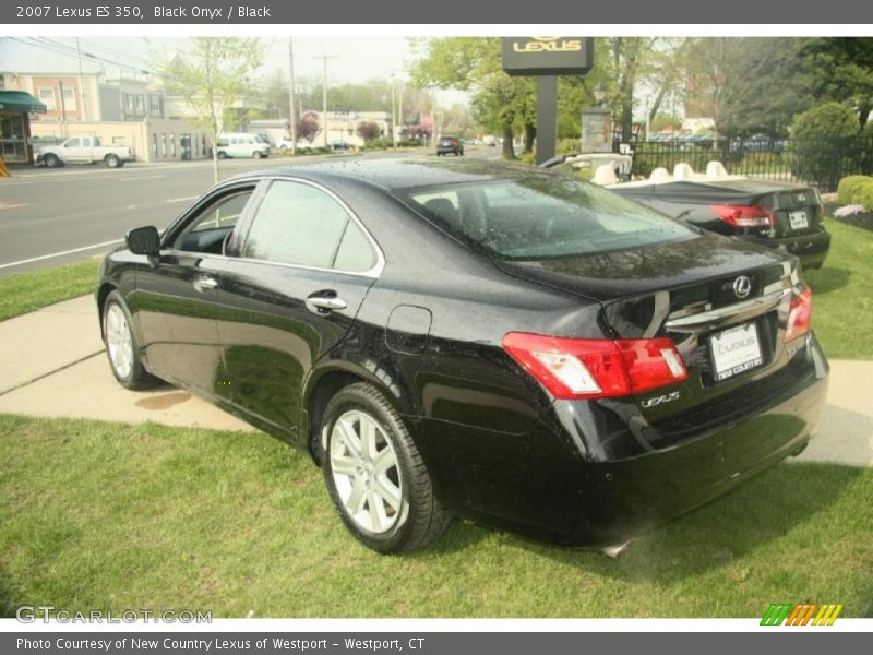 Black Onyx / Black 2007 Lexus ES 350