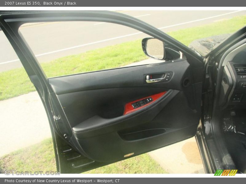 Black Onyx / Black 2007 Lexus ES 350