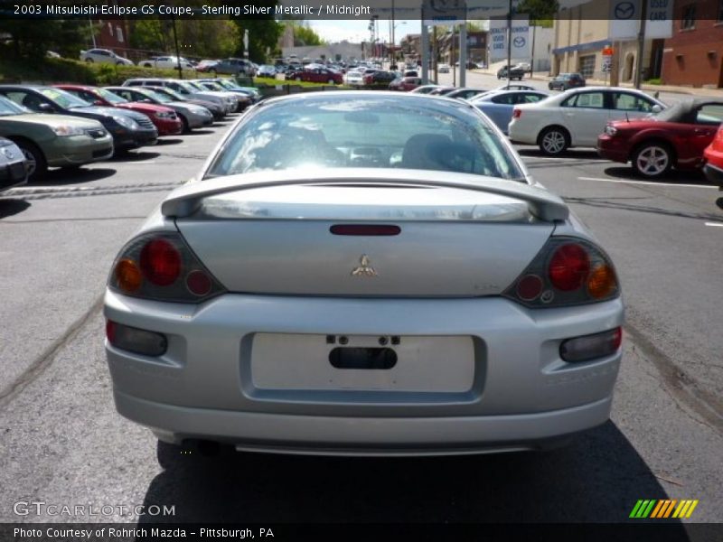Sterling Silver Metallic / Midnight 2003 Mitsubishi Eclipse GS Coupe