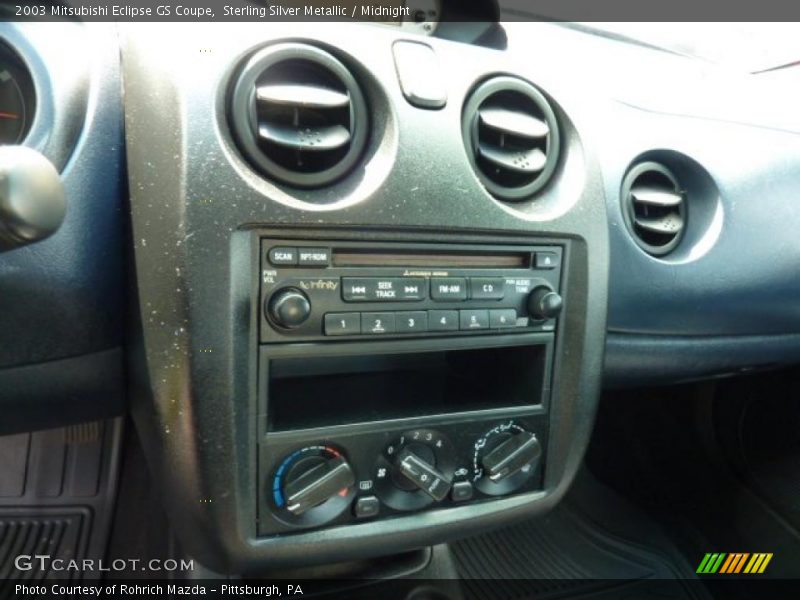 Sterling Silver Metallic / Midnight 2003 Mitsubishi Eclipse GS Coupe