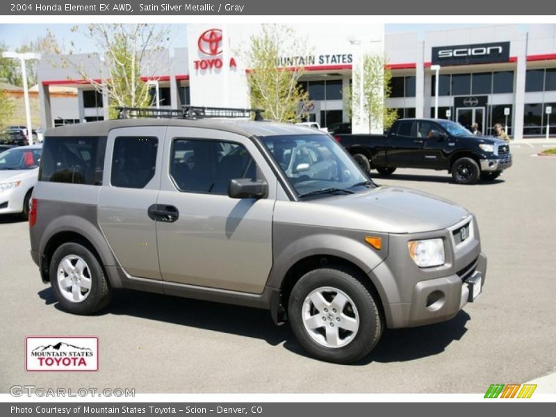 Satin Silver Metallic / Gray 2004 Honda Element EX AWD