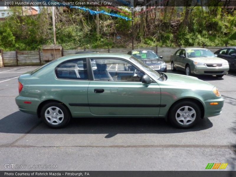  2003 Accent GL Coupe Quartz Green Metallic