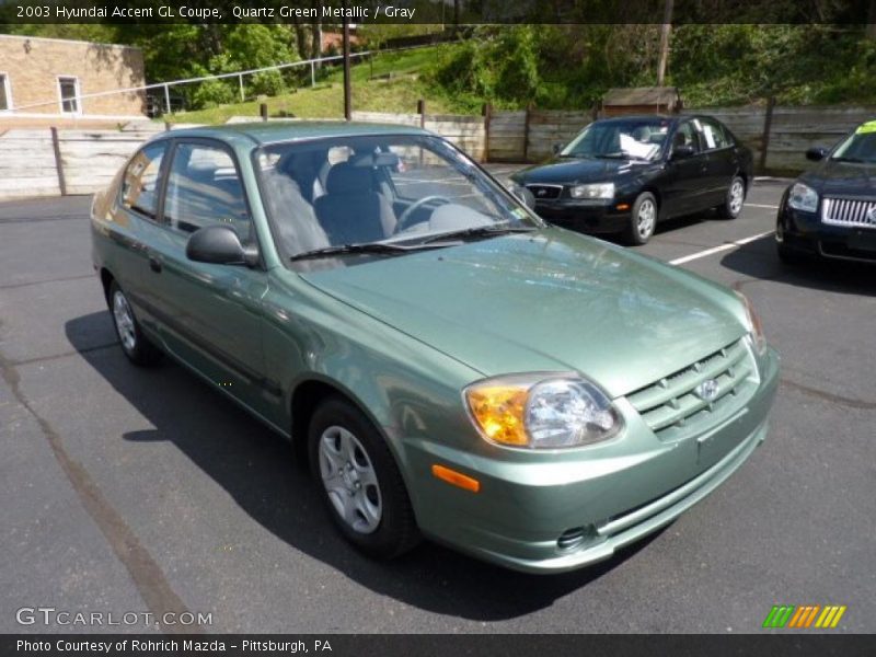 Front 3/4 View of 2003 Accent GL Coupe