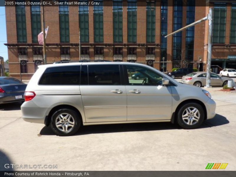 Silver Pearl Metallic / Gray 2005 Honda Odyssey EX-L