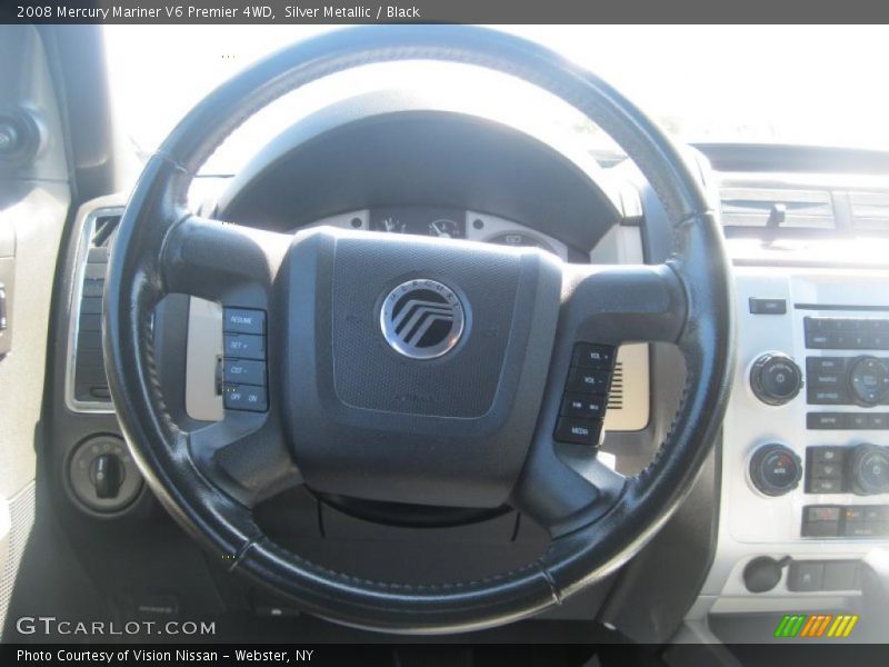 Silver Metallic / Black 2008 Mercury Mariner V6 Premier 4WD