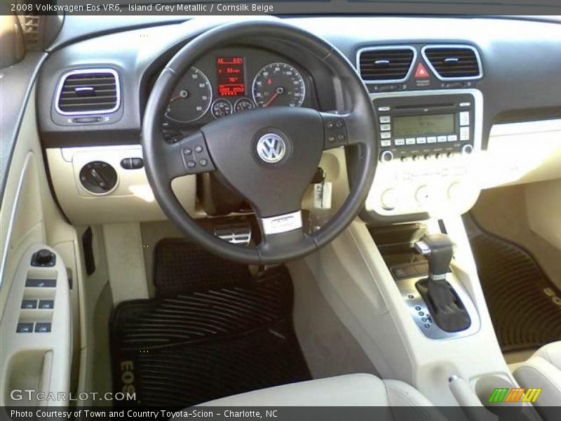 Island Grey Metallic / Cornsilk Beige 2008 Volkswagen Eos VR6