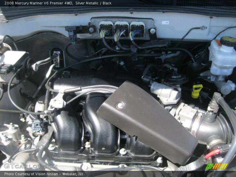Silver Metallic / Black 2008 Mercury Mariner V6 Premier 4WD