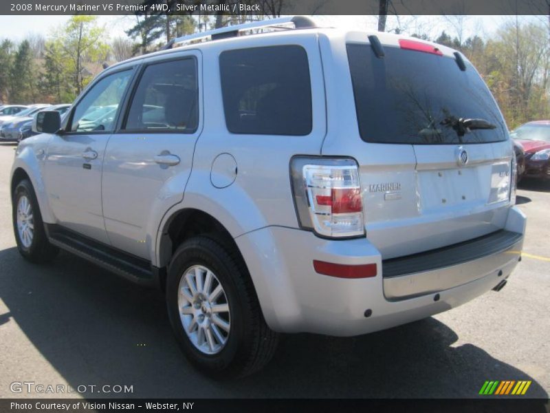 Silver Metallic / Black 2008 Mercury Mariner V6 Premier 4WD