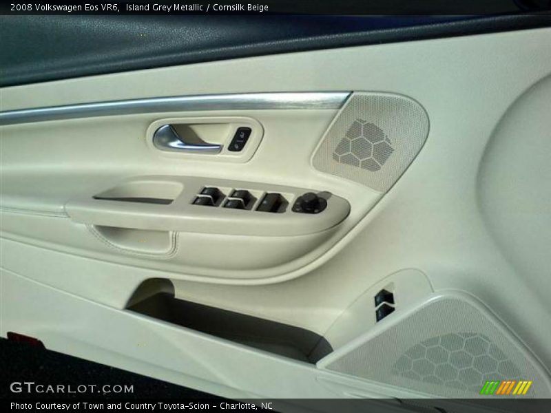 Island Grey Metallic / Cornsilk Beige 2008 Volkswagen Eos VR6