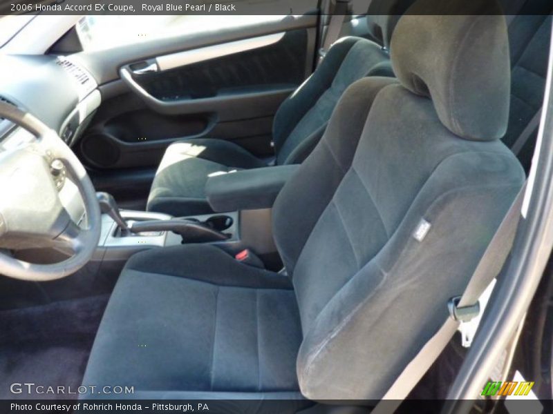 Royal Blue Pearl / Black 2006 Honda Accord EX Coupe