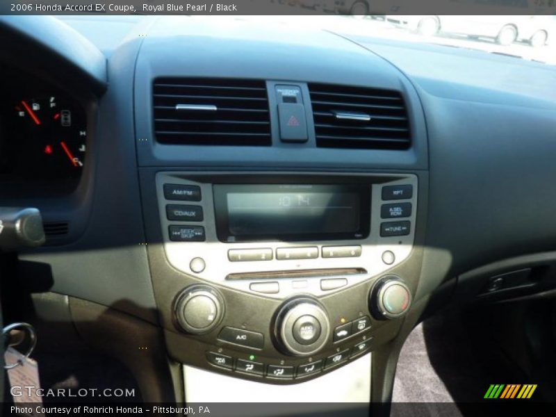 Royal Blue Pearl / Black 2006 Honda Accord EX Coupe