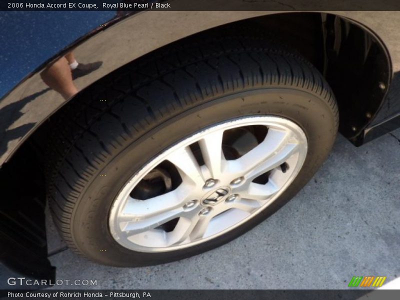 Royal Blue Pearl / Black 2006 Honda Accord EX Coupe