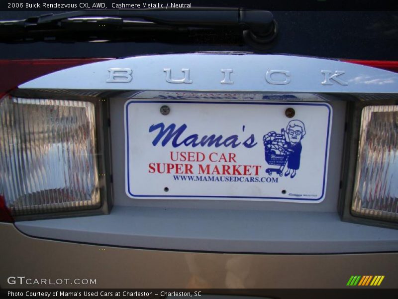 Cashmere Metallic / Neutral 2006 Buick Rendezvous CXL AWD