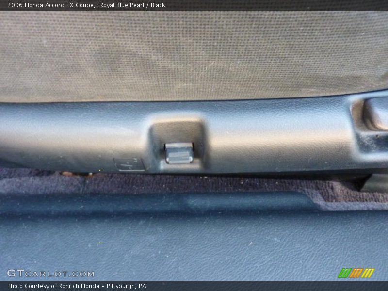 Royal Blue Pearl / Black 2006 Honda Accord EX Coupe