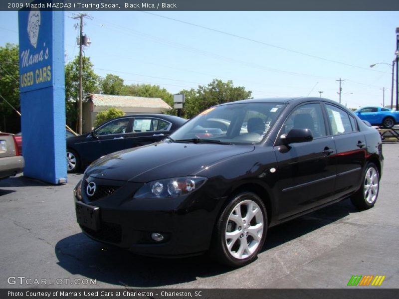 Black Mica / Black 2009 Mazda MAZDA3 i Touring Sedan
