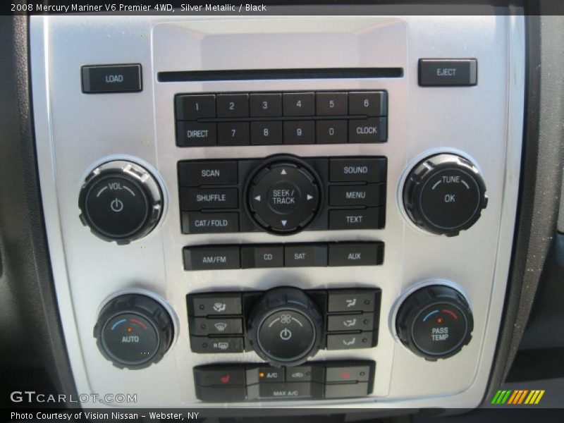 Silver Metallic / Black 2008 Mercury Mariner V6 Premier 4WD
