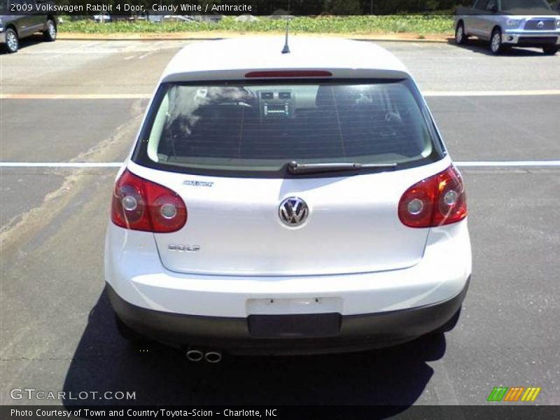 Candy White / Anthracite 2009 Volkswagen Rabbit 4 Door