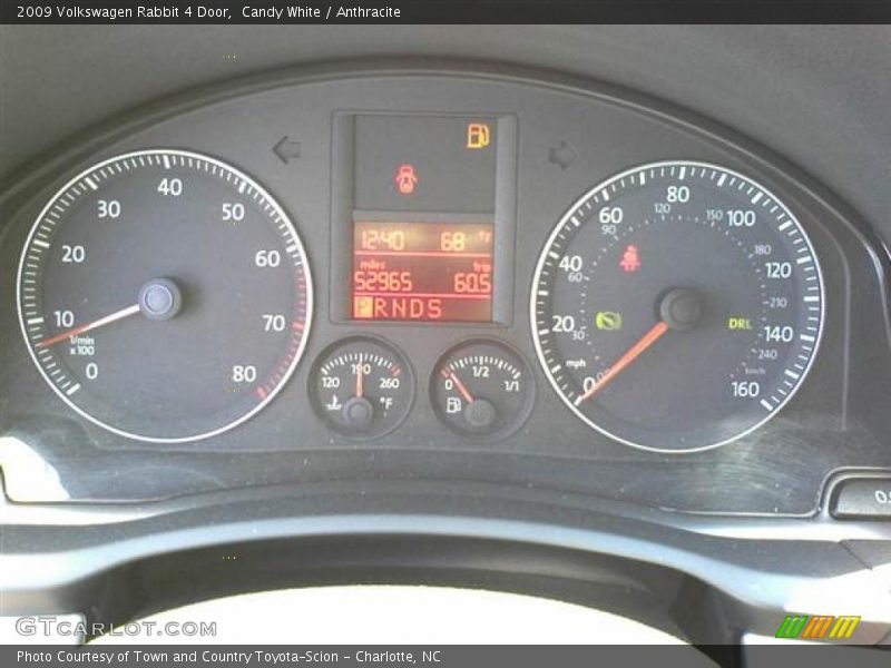 Candy White / Anthracite 2009 Volkswagen Rabbit 4 Door