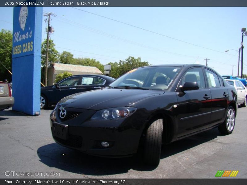 Black Mica / Black 2009 Mazda MAZDA3 i Touring Sedan