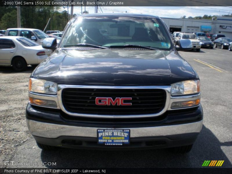 Black Onyx / Graphite 2000 GMC Sierra 1500 SLE Extended Cab 4x4