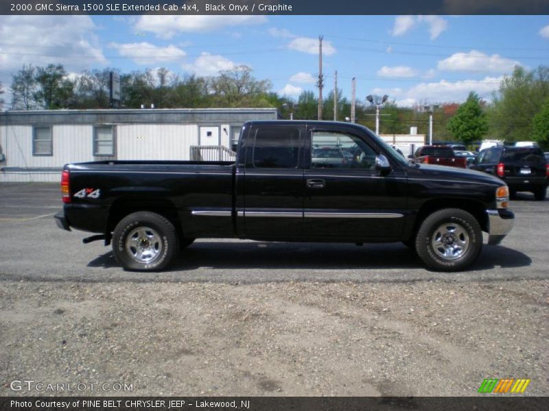 Black Onyx / Graphite 2000 GMC Sierra 1500 SLE Extended Cab 4x4