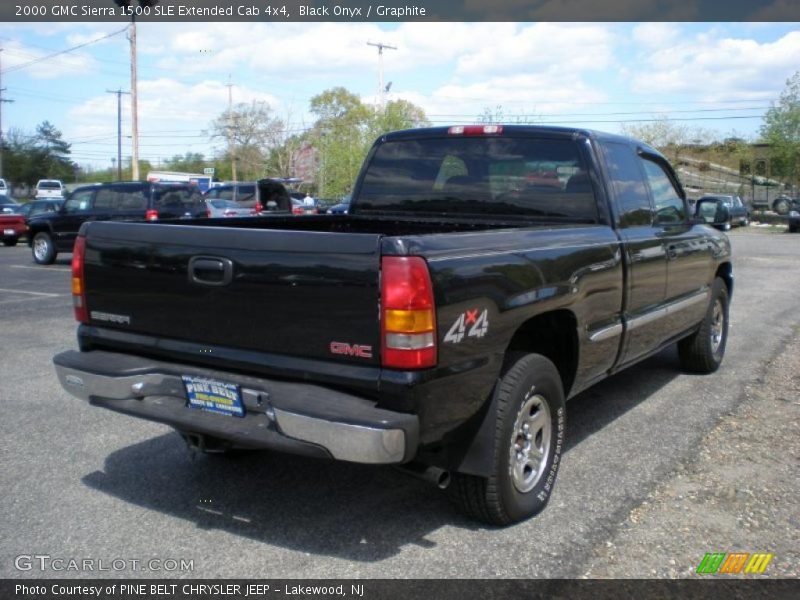 Black Onyx / Graphite 2000 GMC Sierra 1500 SLE Extended Cab 4x4