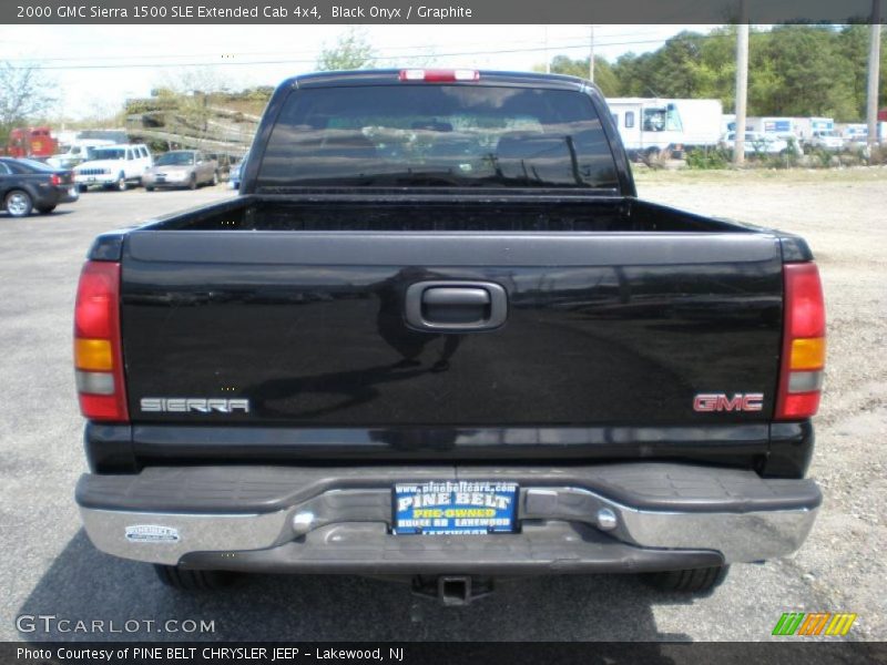Black Onyx / Graphite 2000 GMC Sierra 1500 SLE Extended Cab 4x4