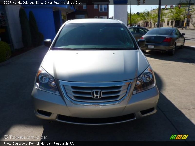 Silver Pearl Metallic / Gray 2007 Honda Odyssey EX-L