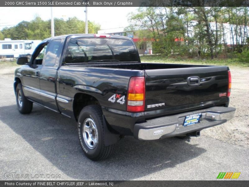 Black Onyx / Graphite 2000 GMC Sierra 1500 SLE Extended Cab 4x4