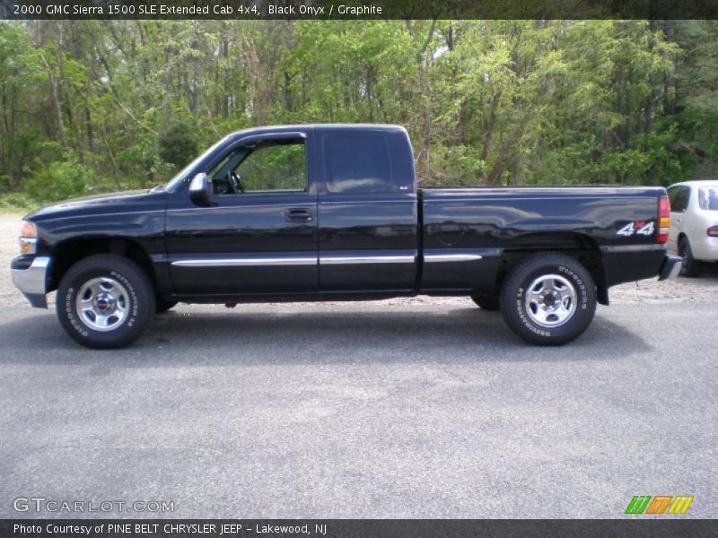  2000 Sierra 1500 SLE Extended Cab 4x4 Black Onyx