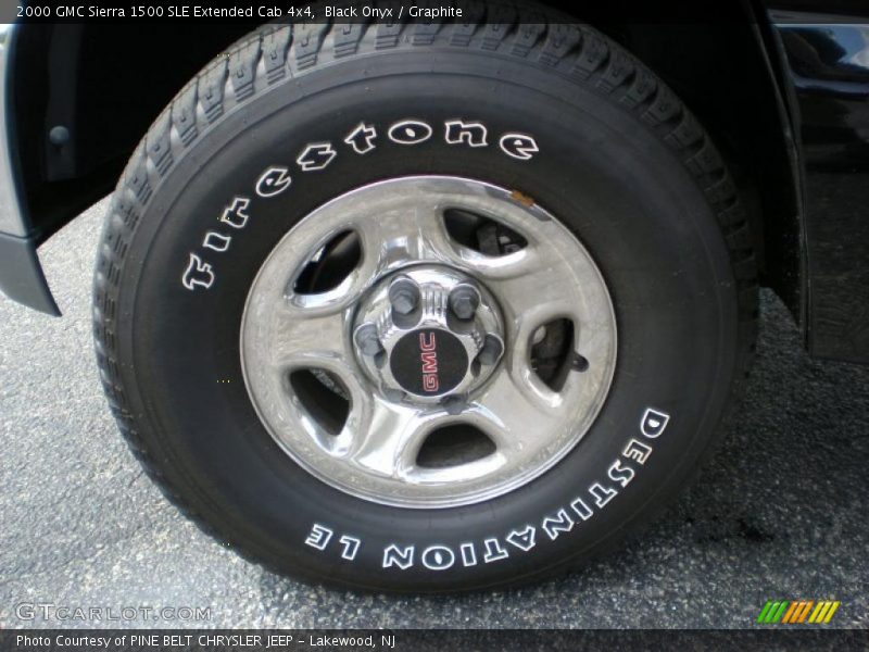  2000 Sierra 1500 SLE Extended Cab 4x4 Wheel