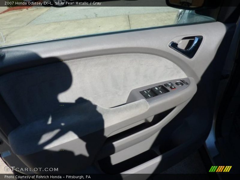 Silver Pearl Metallic / Gray 2007 Honda Odyssey EX-L