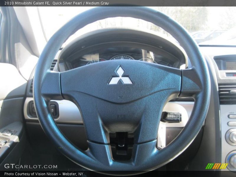 Quick Silver Pearl / Medium Gray 2010 Mitsubishi Galant FE