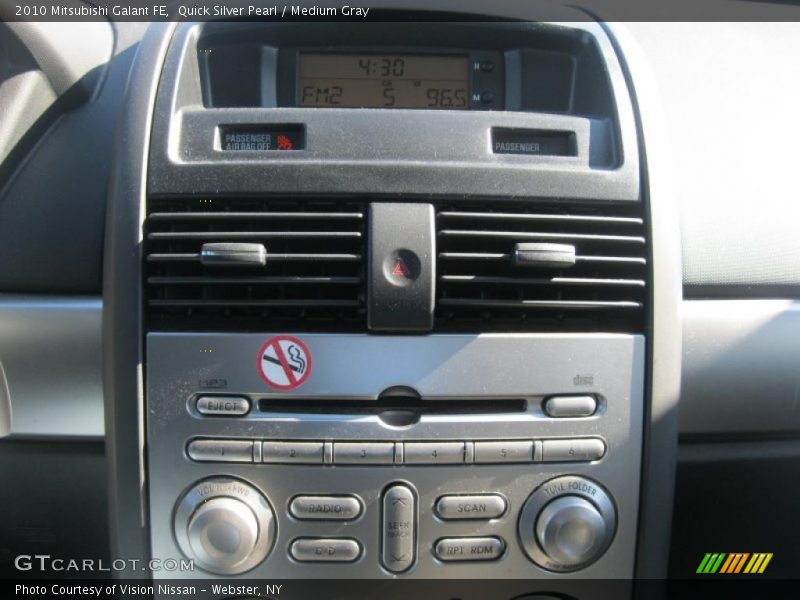 Quick Silver Pearl / Medium Gray 2010 Mitsubishi Galant FE
