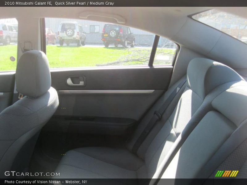Quick Silver Pearl / Medium Gray 2010 Mitsubishi Galant FE