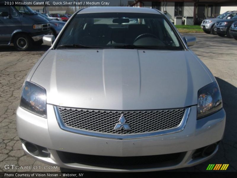 Quick Silver Pearl / Medium Gray 2010 Mitsubishi Galant FE